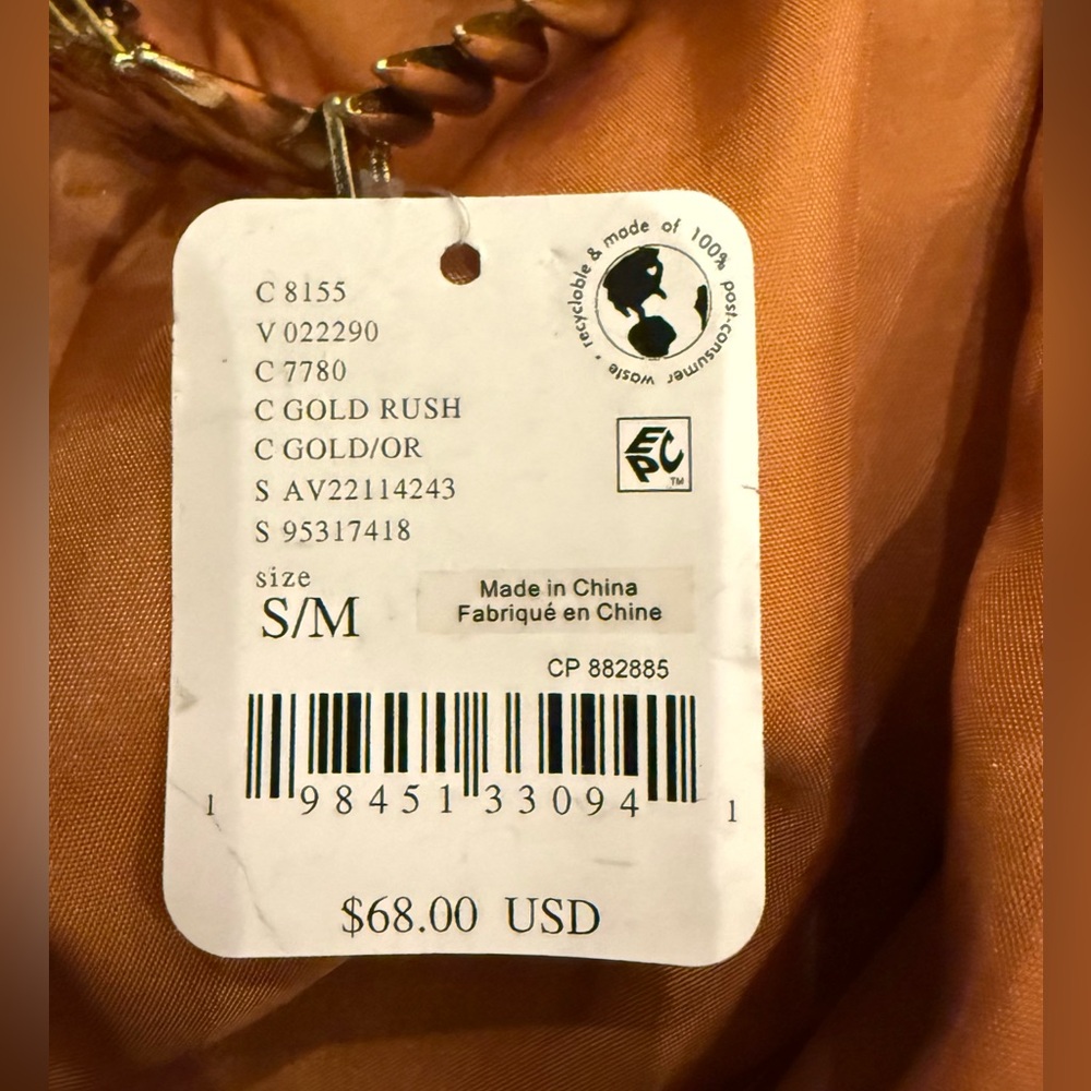 NWT Free People Water Sign Chain Belt Sz S/M - Picture 7 of 9